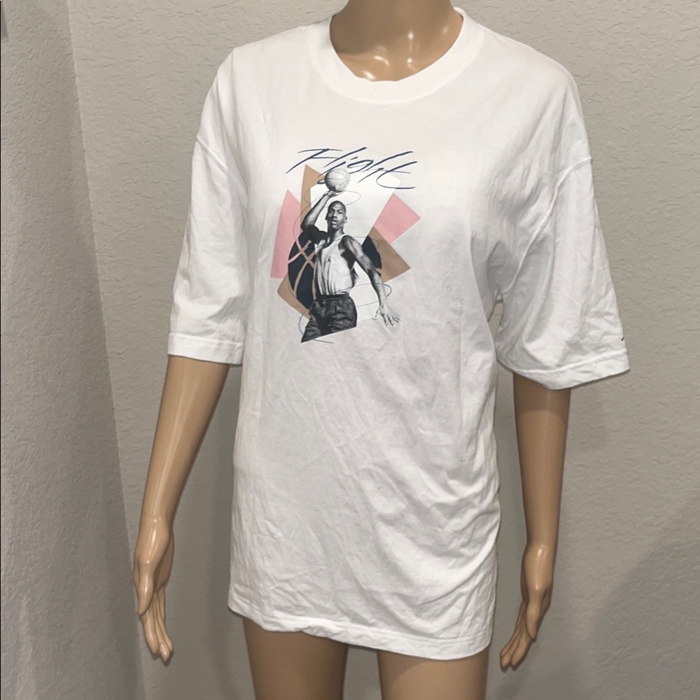 NWOT Jordan White Graphic T-Shirt